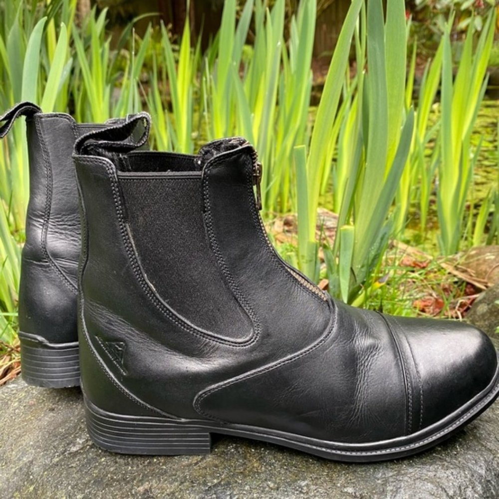 Mountain Horse Black Zip Paddock Boots